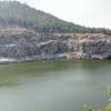 Marble rock lake